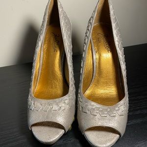 Zodiac Leather Wedge Heels Size 7.5